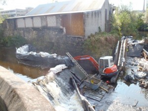 Clitheroe Plant Hire at River Brun
